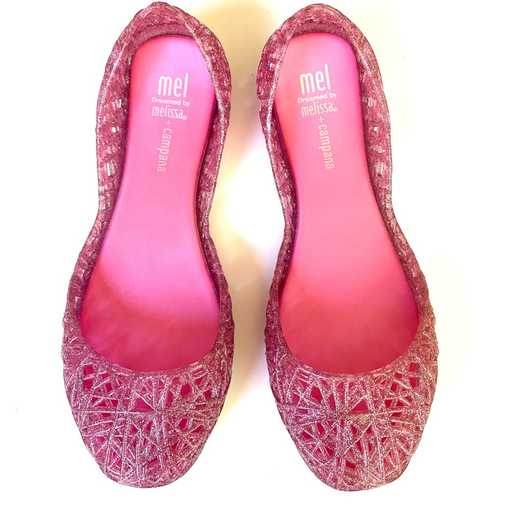 NEW!! Mini Melissa punk Flats size 2 Campana style